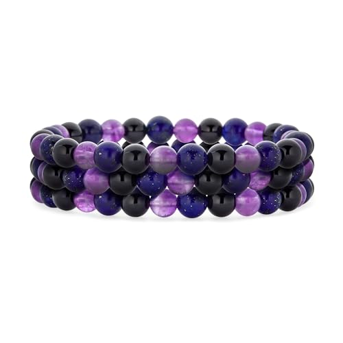 Bracelet en perles naturelles 8mm, le cadeau mixte idéal pour adolescents et adultes