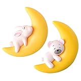 Parliky 2個 月 クマ 装飾 形 魚 水槽 飾り 水槽 浮かぶ 飾り 水槽 水槽 浮か