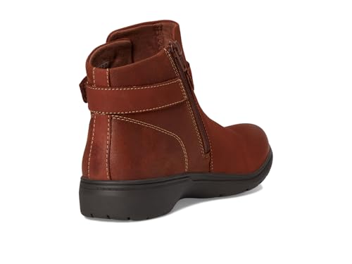 Clarks Collection Women's Carleigh Drift Ankle Boot, British Tan Leather, 8.5 M US - image 6