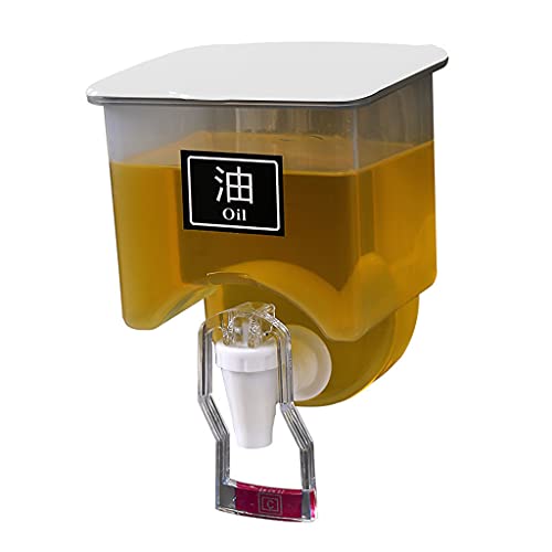 MLWSKERTY PP Food Seasoning Containers With Faucet Kitchen Boxes Jar Double Lid Cereal Condiment Bean Storage