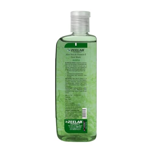Image of Zeelab Alofia Face Wash 100ml | Aloevera and Vitamin E Moistirizer Face wash for All Skin Type