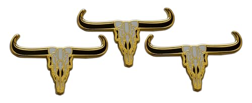 Image of Novel Merk Cowboy & Rancher - Icons Lapel Pin, Hat Pin & Tie Tack Set - with Clutch Back