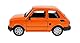 Dromader Welly FIAT 126 Orange Baugleich Polski FIAT 126p 1972-2000 1/21 Modell Auto Maluch