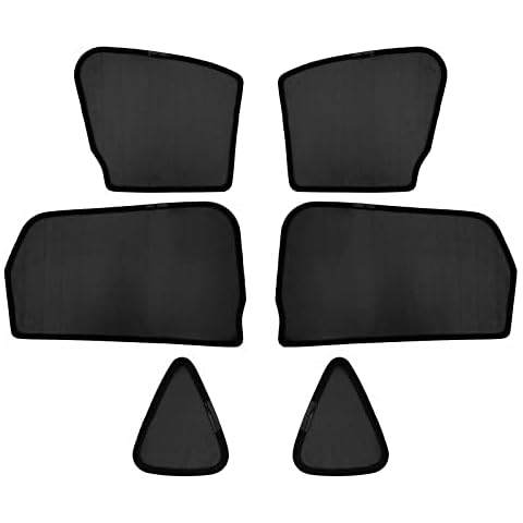 Mixsuper Custom Fit for Sun Shade Mazda CX-5 2017 2018 2019 2020 2021 2022 CX5 Side Window Shade Magnet Mesh UV Rays Protection 6 Pack Cover