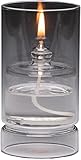 Firefly Ethereal Clear Borosilicate Glass Oil Lamp for Fine Dining & Restaurants