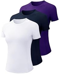 3 Pack-white+navy+purple