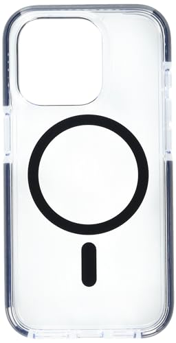 Image of Tech21 Evo Crystal case for iPhone 15 Pro - MagSafe Compatible - Impact Protection Case - 15x Military Standard - Black Titanium