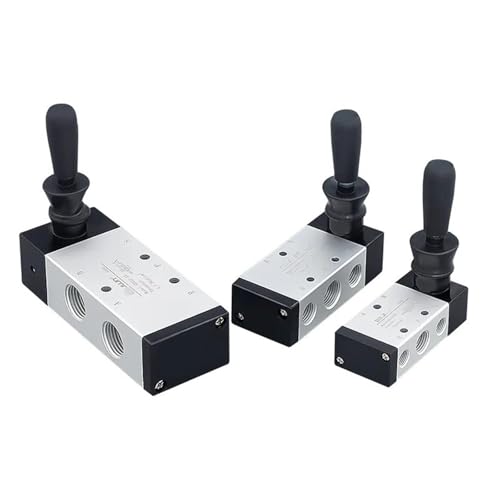 Válvula neumática manual 4H210-08 para controlar cilindros de aire con racor de 6mm 3
