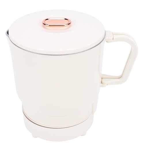 Hervidor eléctrico plegable 800ml acero inoxidable beige miniatura 1