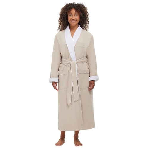 8 Ways to Create a Spa-Like Atmosphere in Your Bathroom Terry Lined Microfiber Hotel Robe - Luxury Spa Bathrobe by Monarc...