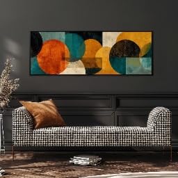 Impression d'art colorée grand format pour habiller un mur - 4