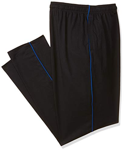 Van Heusen Men Mid Rise Athleisure Smart Tech Regular Fit Trackpants - Easy Stain Release, Anti Stat, Ultra Soft_50056_Black_XXL