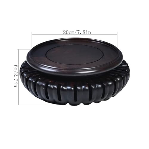 Support pour bonsaï en bois sculpté piédestal de style chinois