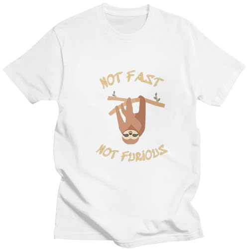 T-shirt Not Fast Not FURIO en coton blanc pour vos sorties décontractées