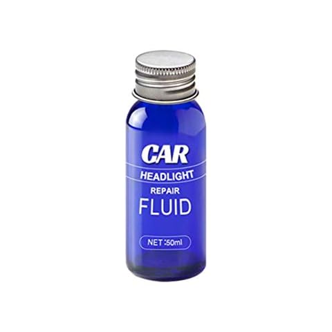 BSTCAR 50ml Car Headlight Repair Fluid, Car Headlight Polishing Fluid Car Headlight Repair Fluid Kit for Cars Bikes Motorcycles, Prevent Its Aging, Fading, Weather And Sun Erosion, Rain, Dust, Etc Cover