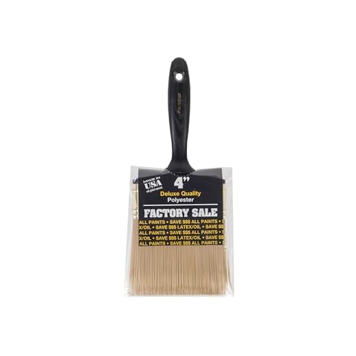 Wooster Brush 4IN P3974-4 Factory Sale Polyester Paintbrush, 4-Inch, 4 Inch