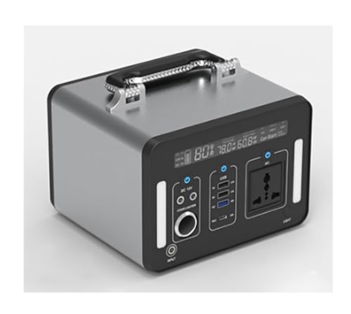 IYUESQ Estación de energía portátil de 1000 W, 280-800 mAh, generador Solar con Tomas de CA para emergencias en el hogar y acampadas al Aire Libre.