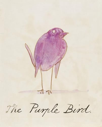 Affiche l'oiseau violet d'Edward Lear 60x90cm toile murale
