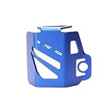 Pour Du&cati Multistrada 950 1000 1100 S 1200 S 1260 1200S Matériau : couvercle de protection de réservoir de liquide de frein arrière de moto fabriqué en aluminium CNC, robuste et durable.