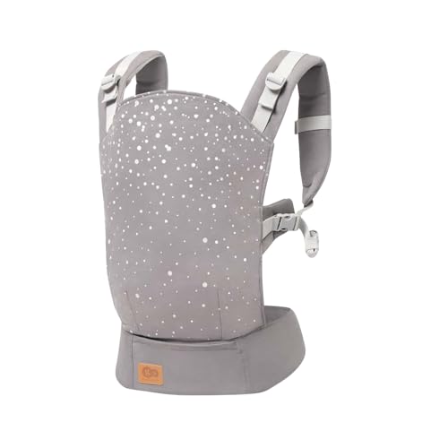 kk Kinderkraft NINO CONFETTI Mochila Portabebés, Portabebé Ergonómico da 3 mesi a 20 kg, Dorsal y Ventral posición, Bolsillo, Puro Algodón, Postura segura, Asiento ajustable, Gris kk Kinderkraft NINO CONFETTI Mochila Portabebés, Portabebé Ergonómico da 3 mesi a 20 kg, Dorsal y Ventral posición, Bolsillo, Puro Algodón, Postura segura, Asiento ajustable, Gris