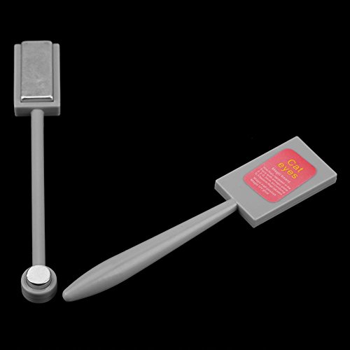 11Pcs Nail Magnet Tool Set, 3D Cat Eye Magnetic LED Polish Soak Off UV Gel Magnet Stick, DIY Manicure Nail Art Tools for Magic Cat Eye UV Gel Polish Nail Art