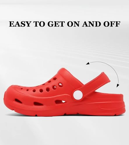 Image of Kids Girls Boys Clogs Garden Shoes Toddler Slip on Sandals Children Water Shower Beach Pool Slippers