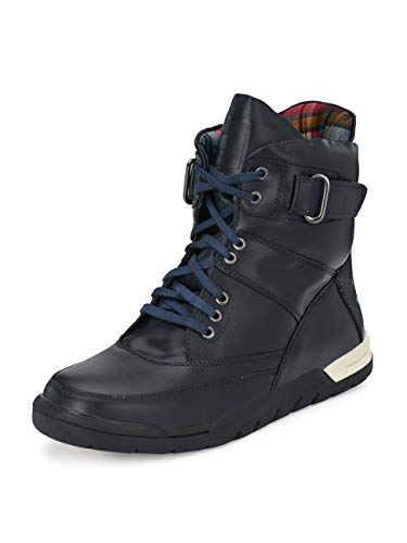 Image of Eego Italy Men's High Top Premium Boots NR-6 (Dark Blue, 7)