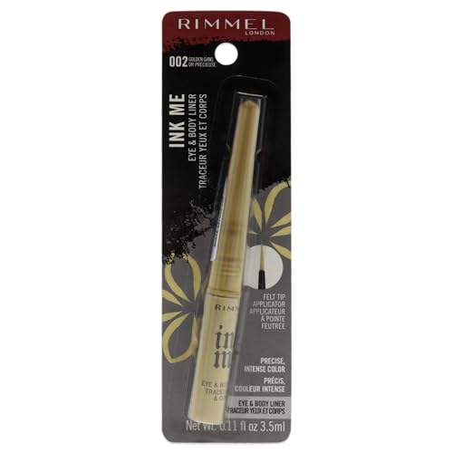 Rimmel London Ink Me Eyes and Body Eyeliner 002 Gold miniatura 1