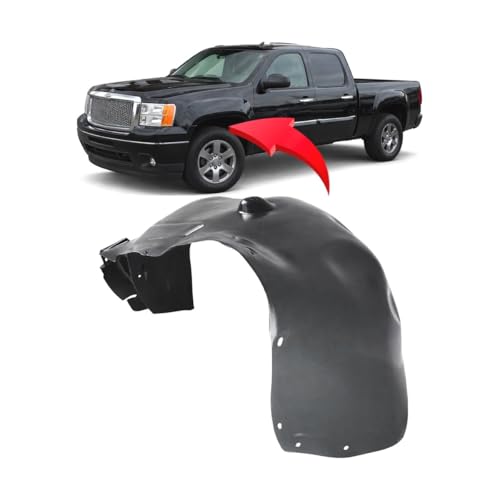 Image of FitParts Compatible with GMC Sierra 1500 2007-2013 Front Left Fender Liner
