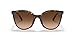 Versace VE 4404 108/74 Havana Plastic Round Sunglasses Brown Gradient Lens