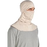 Coolibar UPF 50+ Unisex Alverstone UV Sun Mask - Sun Protective (Large/X-Large- Beige)