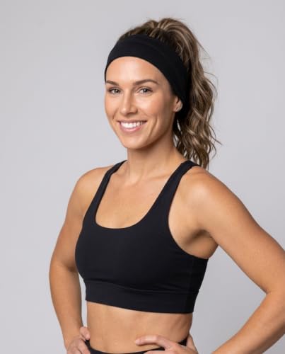 Image of Maven Thread Wide Workout Headbands for Women - Non-Slip Sweatbands for Gym, Running & Yoga