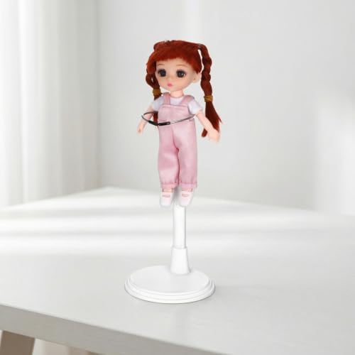 Mikikit 4Er Set Verstellbare Puppenständer Für 20-30Cm Puppen Und Actionfiguren Höhenverstellbare Figurenhalter Für Schaufenster Heimorganisation Und Sammlungen 8.27-10.24 Zoll