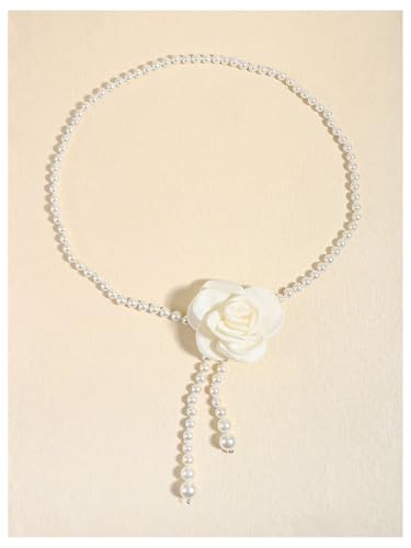 Women's 3D Floral Waist Belts Adjustable Dress Belt4