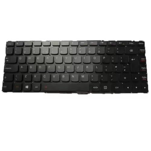 Clavier PC portable Lenovo Yoga 500-14IHW pièce rechange noir