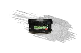 Foto di Nikkolor PERLA D'ORIENTE SILVER - SABBIATO ARGENTO 2.5L - FINITURA DECORATIVA PER INTERNI ANTIMUFFA E ANTIBATTERICA (Silver) (Silver)