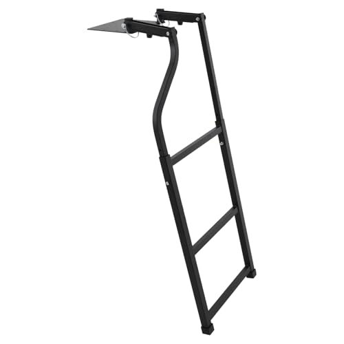 Escalera universal para portón trasero plegable escalera camioneta accesorios extensión ajustable escalera paso escalera para la mayoría de camionetas y camiones