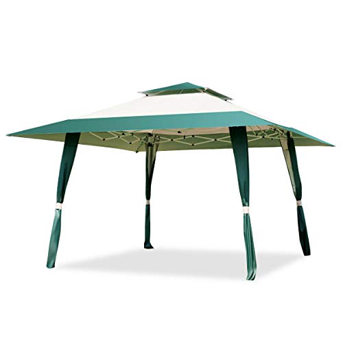 Tangkula Gazebo 13' x 13', Pop Up Gazebo Tent, Suitable for Patio