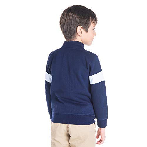 Image of Boy's Cotton Collar Sweatshirt