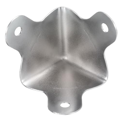 Image of uxcell 30x23mm Metal Box Corner Protectors Box Edge Guard Chrome Plating Silver Tone 16pcs