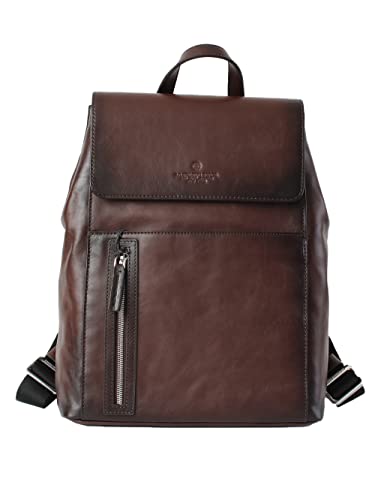 Dimensione: 40 x 32 x 13 Zaino SQUARE A.G. SPALDING & BROS. Marrone Pelle Porta PC