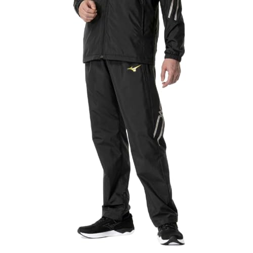[ミズノ] トレーニングウエア MC-LINE ブレスサーモ 裏地 ウォーマーパンツ 吸湿発熱 撥水 32MFB631 ブラック×ゴールドのサムネイル
