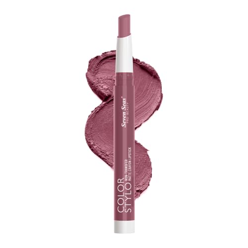 Image of Seven Seas Color Stylo NonTransfer Matte Lipstick | Matte Finish Crayon Lipstick | Waterproof | Long Lasting | Lasts Up to 24 hours(Mocha)
