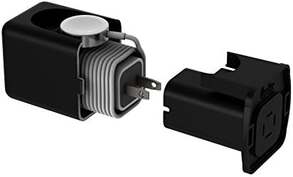 Helix Charging Dock Housing for Your Apple Watch Charger and Cable (Black)
