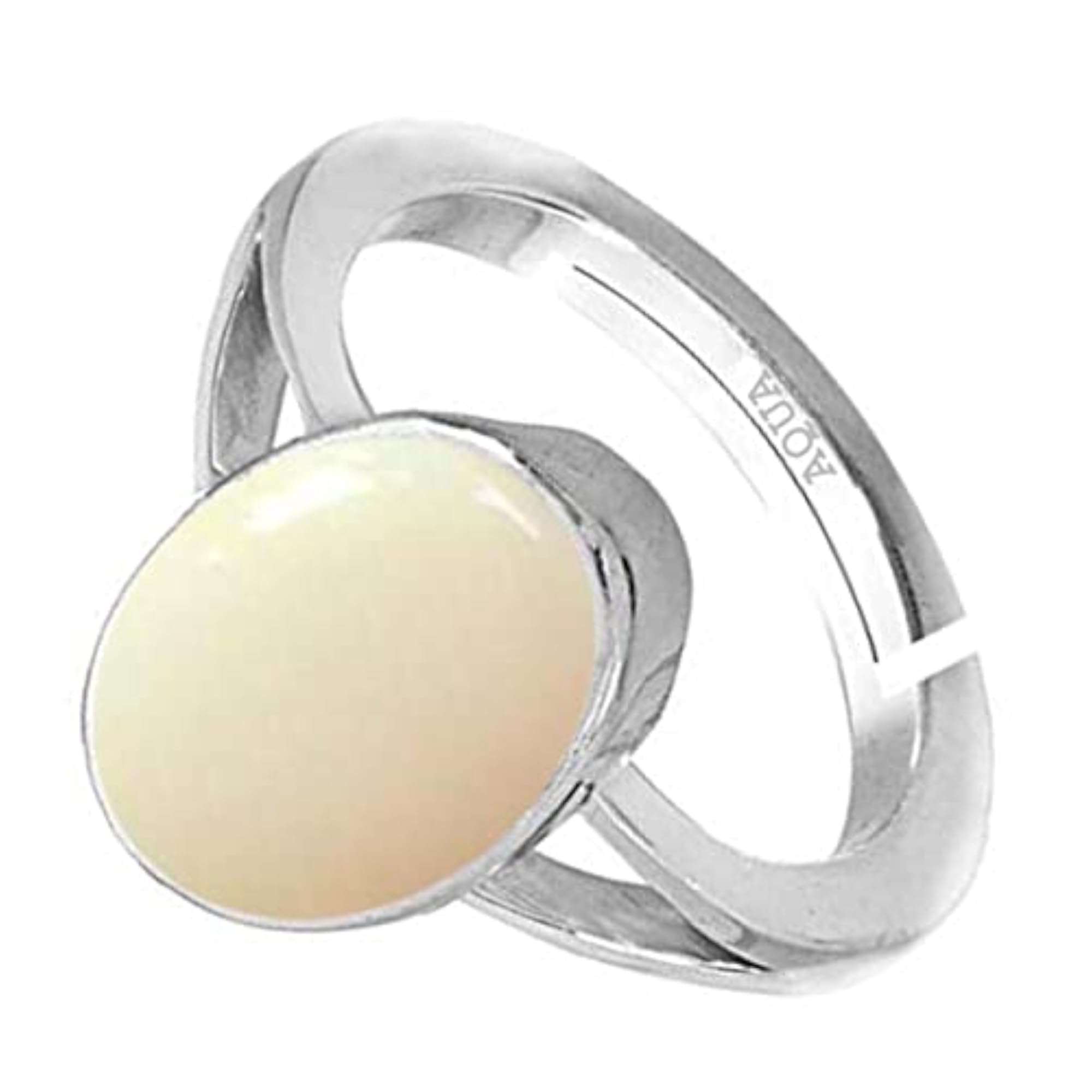Unisex Opal 925 Sterling Silver Adjustable Ring, Astrological Gemstone