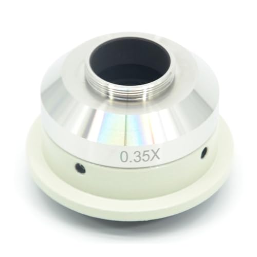 Microscope Microscope C-Mount 0.35X Adapter Compatible for Microscopio