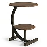 【ERGONOMIA 40x40x60 CM】:Con un'altezza di 60 cm, è più comodo da raggiungere rispetto a un tavolino basso. Perfetto come tavolino divano laterale, comodino o supporto per piante. Un tavolino piccolo e versatile che si adatta a ingresso e salotto.