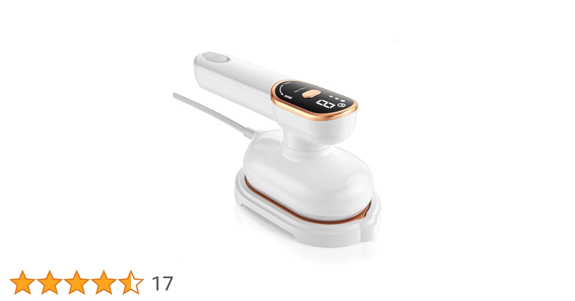 Amazon | スチームアイロン ハンガーにかけたまま 折り畳み式