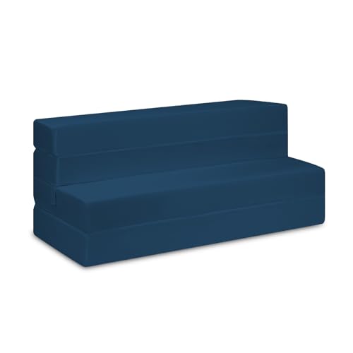 Catálogo de Sofa Cama Azul los más solicitados. 45 Onof Sofa | Cama Matrimonial | Plegable | Cama Portátil | Sillón 2 en 1 | Cama Matrimonial (Azul)