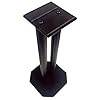 QTX | Studio Monitor Stands 50cm in Height – Supplied in Pairs | Black Steel Speaker Stands with Floor Spikes | Ideal for Home Studio, Surround Sound, Home Cinema, DJ & Audio Equipment #3
